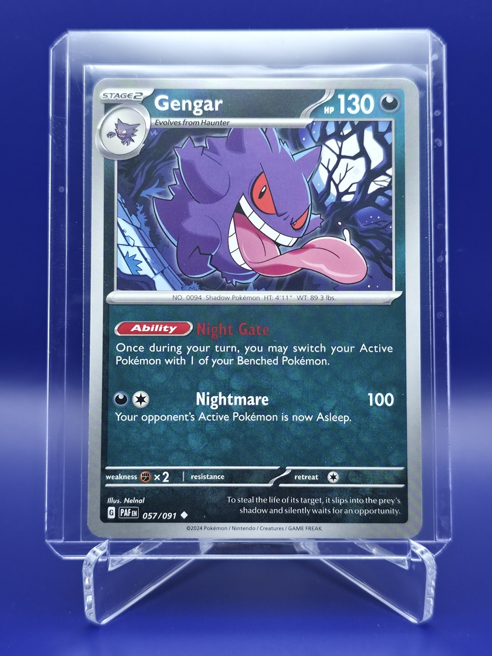 Pokémon TCG - Gengar - Paldean Fates - 057/091
